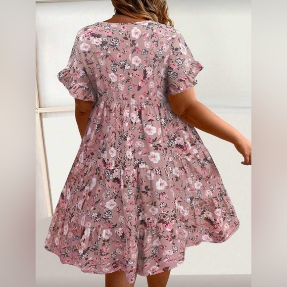 SHEIN Plus Size Women Boho Summer Dress - Picture 2 of 5